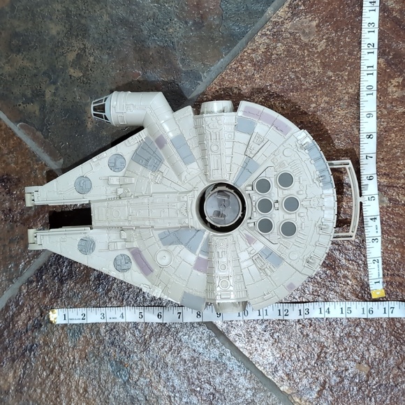 VTG Millenium Falcon Star Wars  Galoob 1995 Micro Machine Not Complete - Picture 10 of 11
